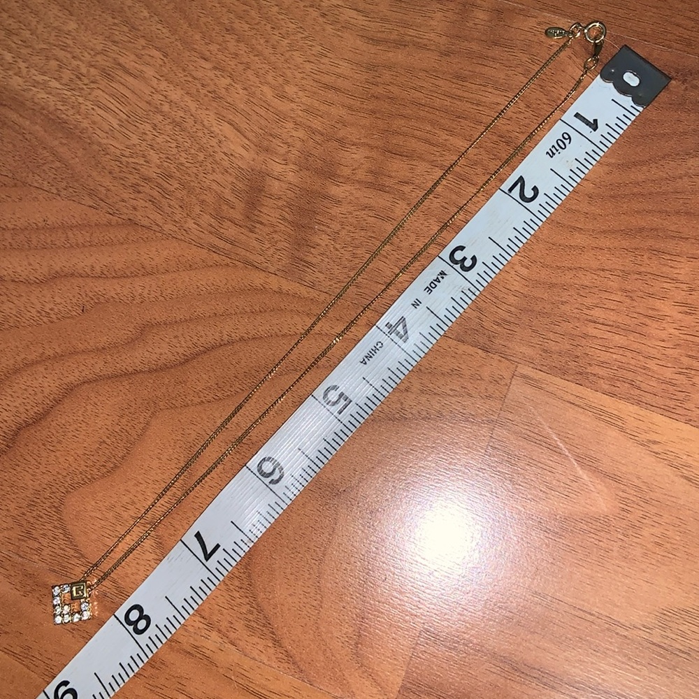 Authentic Givenchy Rhinestone Diamond Shaped Neck… - image 3